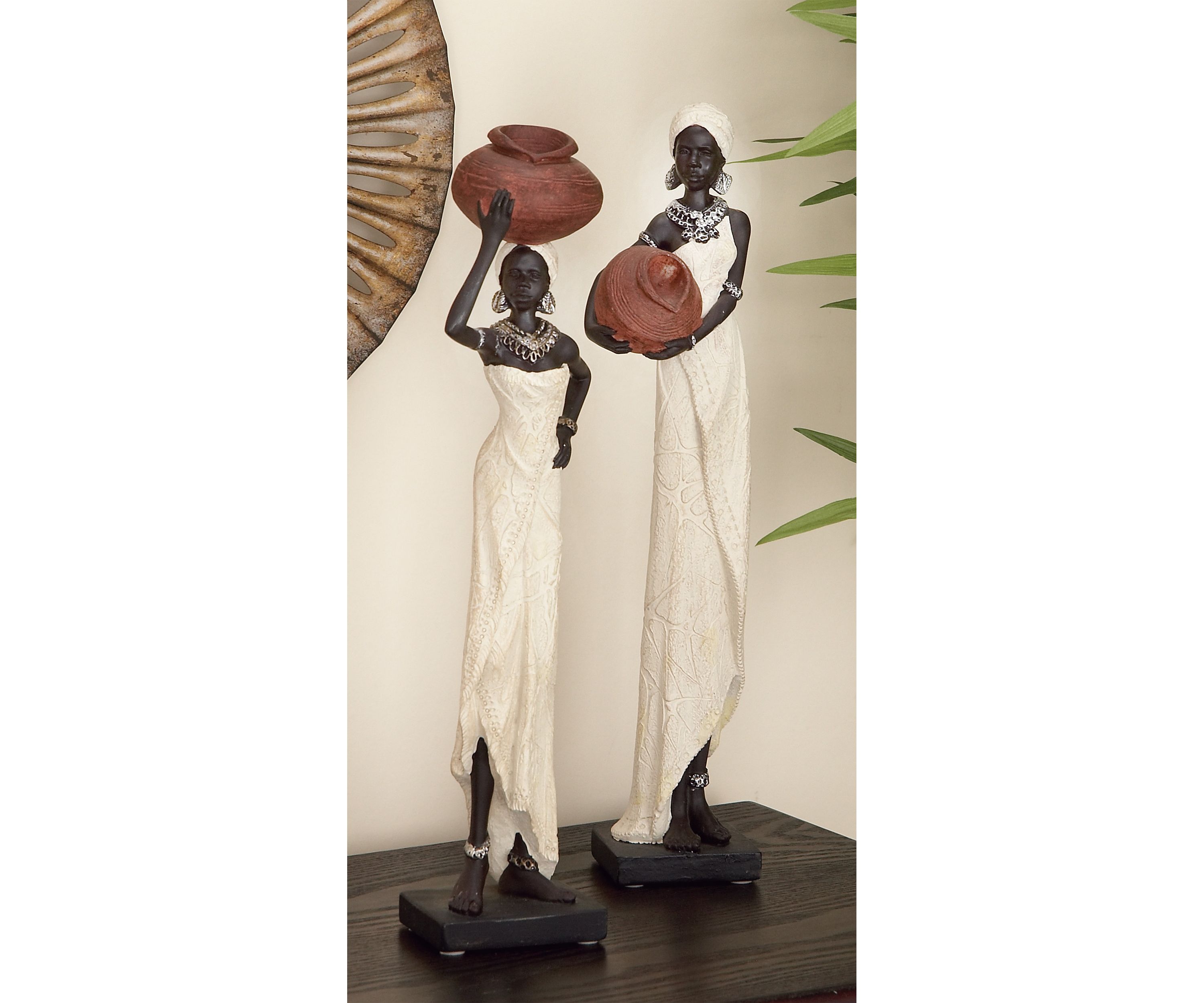 Eclectic Polystone Sculpture