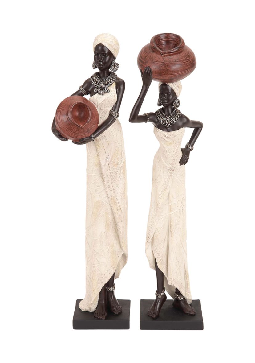 Eclectic Polystone Sculpture