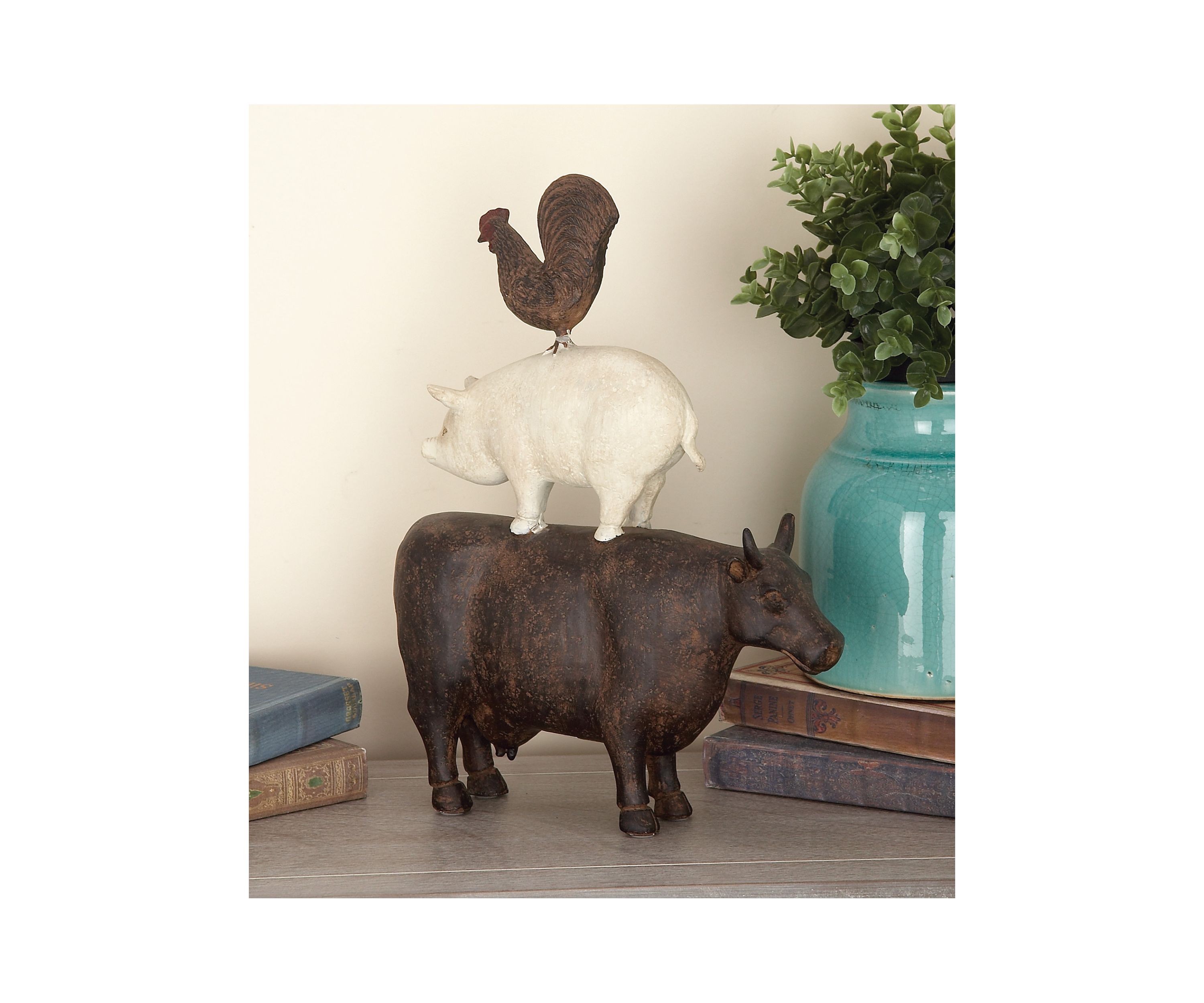 Farmhouse Polystone Sculpture