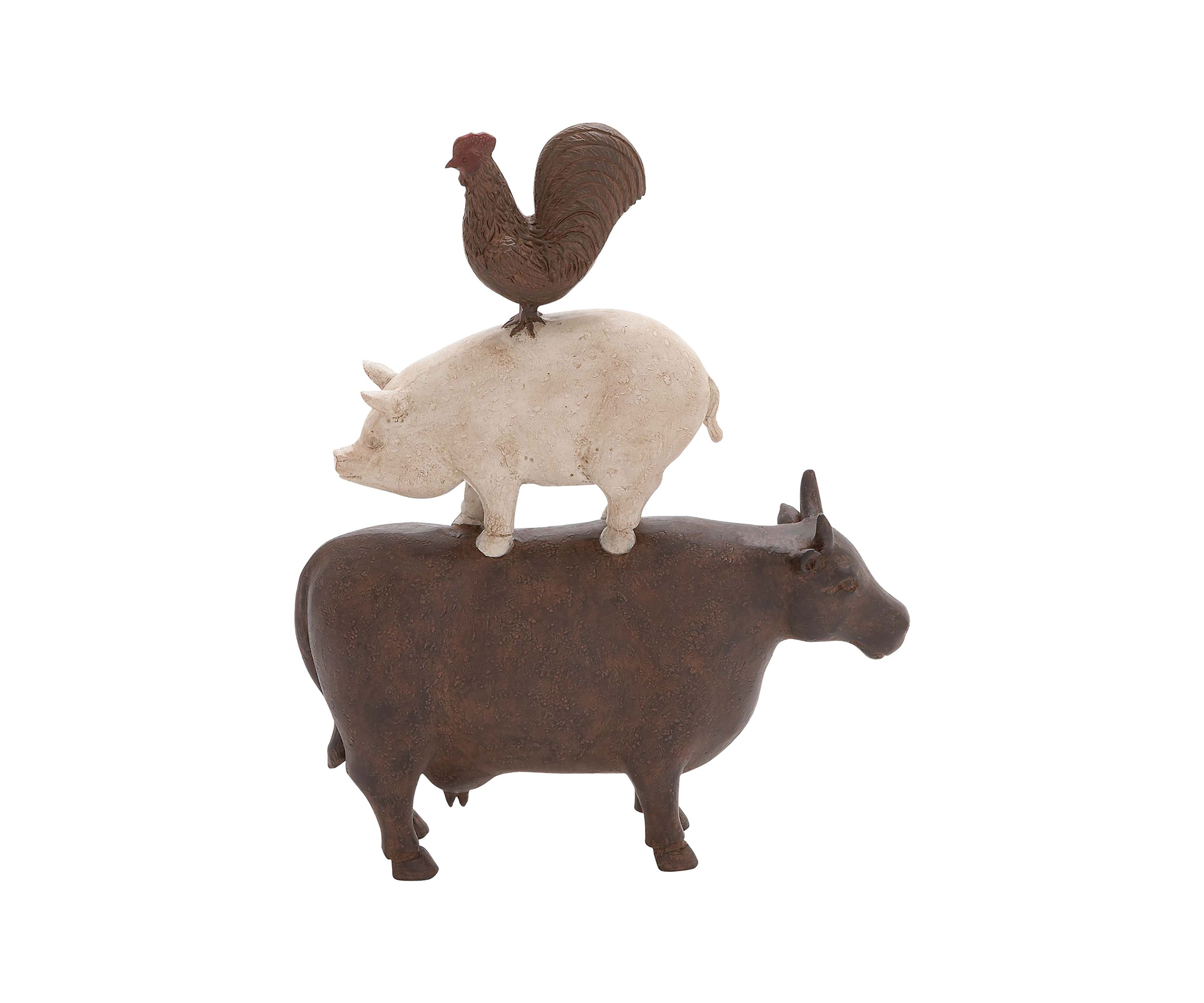 Farmhouse Polystone Sculpture