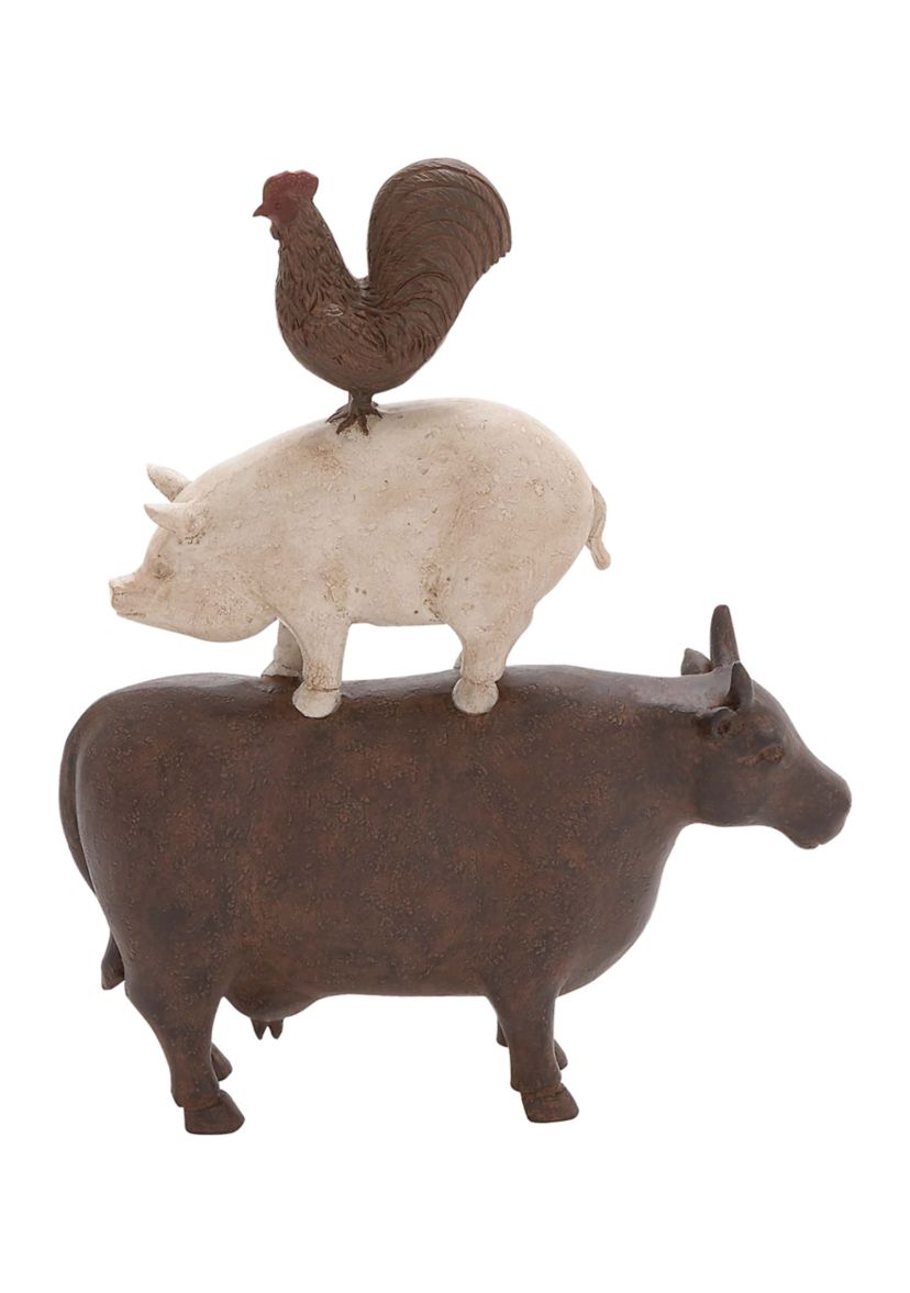 Farmhouse Polystone Sculpture