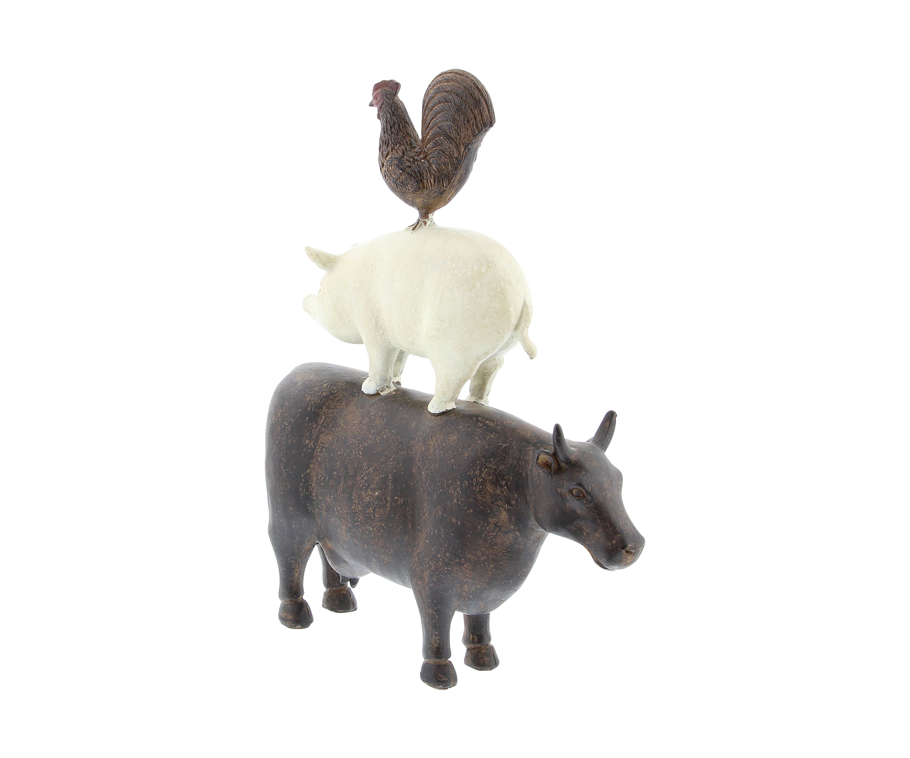 Farmhouse Polystone Sculpture