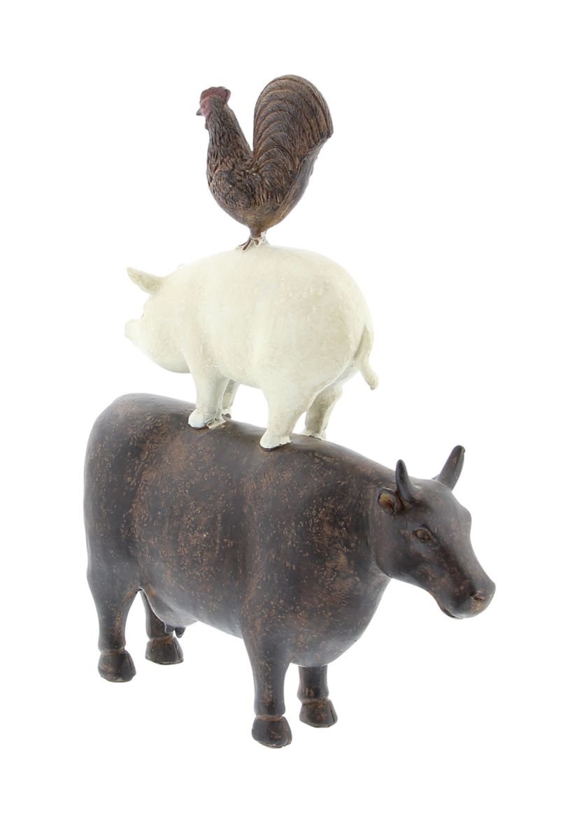 Farmhouse Polystone Sculpture
