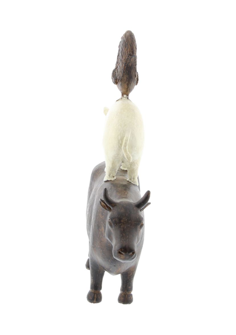 Farmhouse Polystone Sculpture