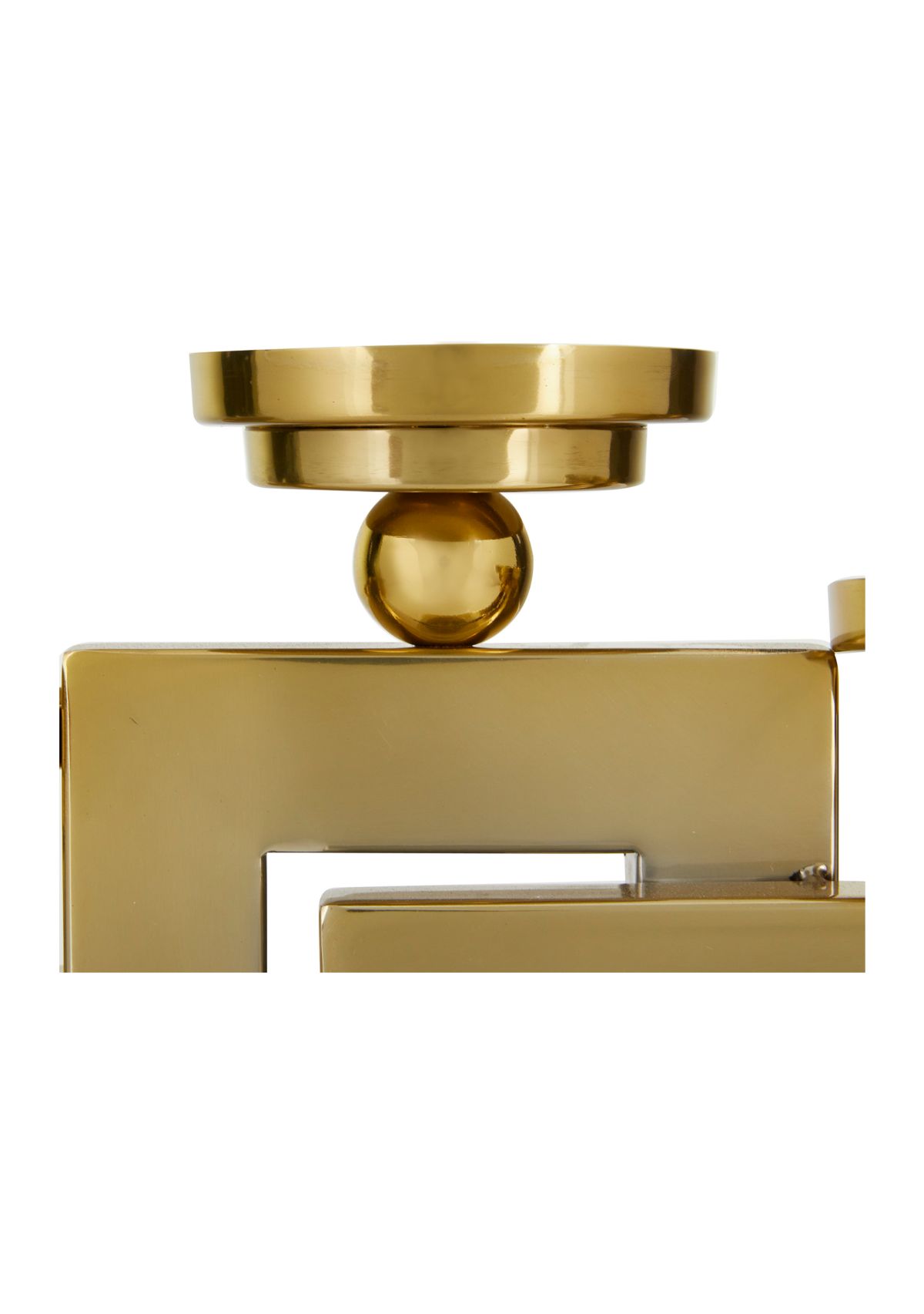 Modern Stainless Steel Metal Candle Holder
