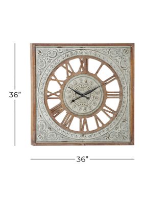 Farmhouse Metal Wall Clock