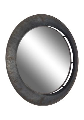 Industrial Metal Wall Mirror