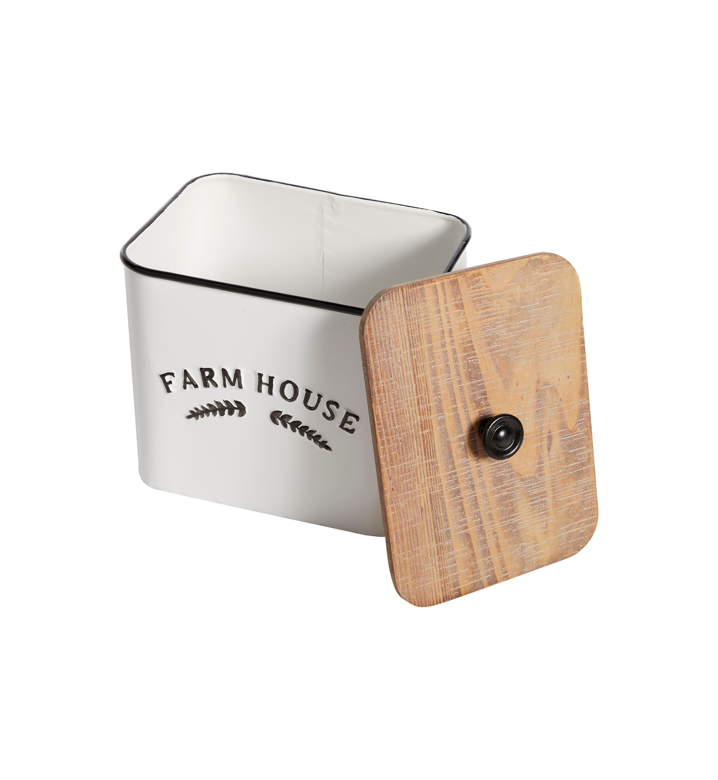 Farmhouse Metal Canisters - Set of 3