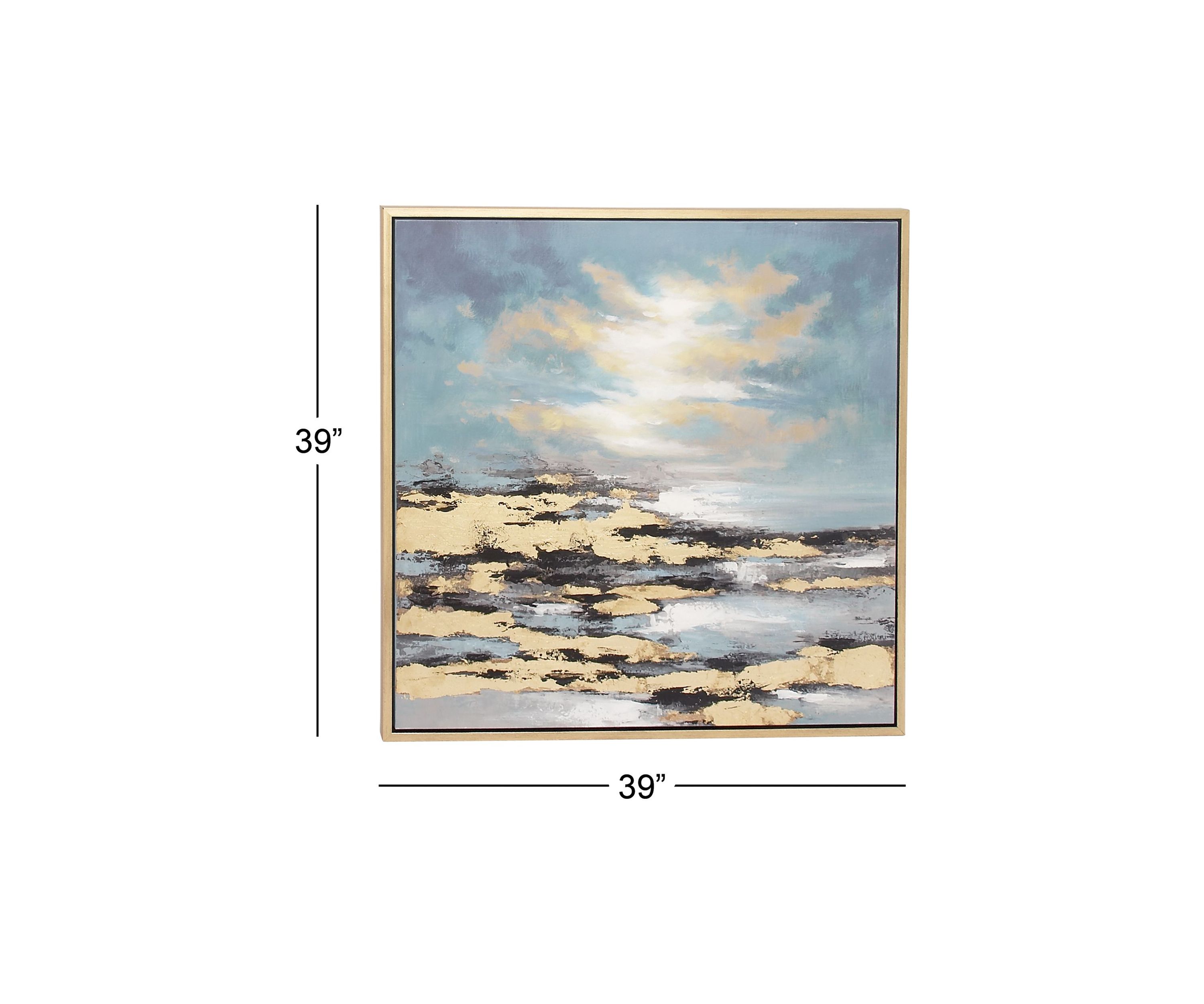 Contemporary Canvas Framed Wall Art