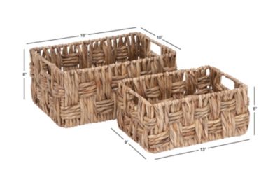 Coastal Jute Rope Storage Basket - Set of 2