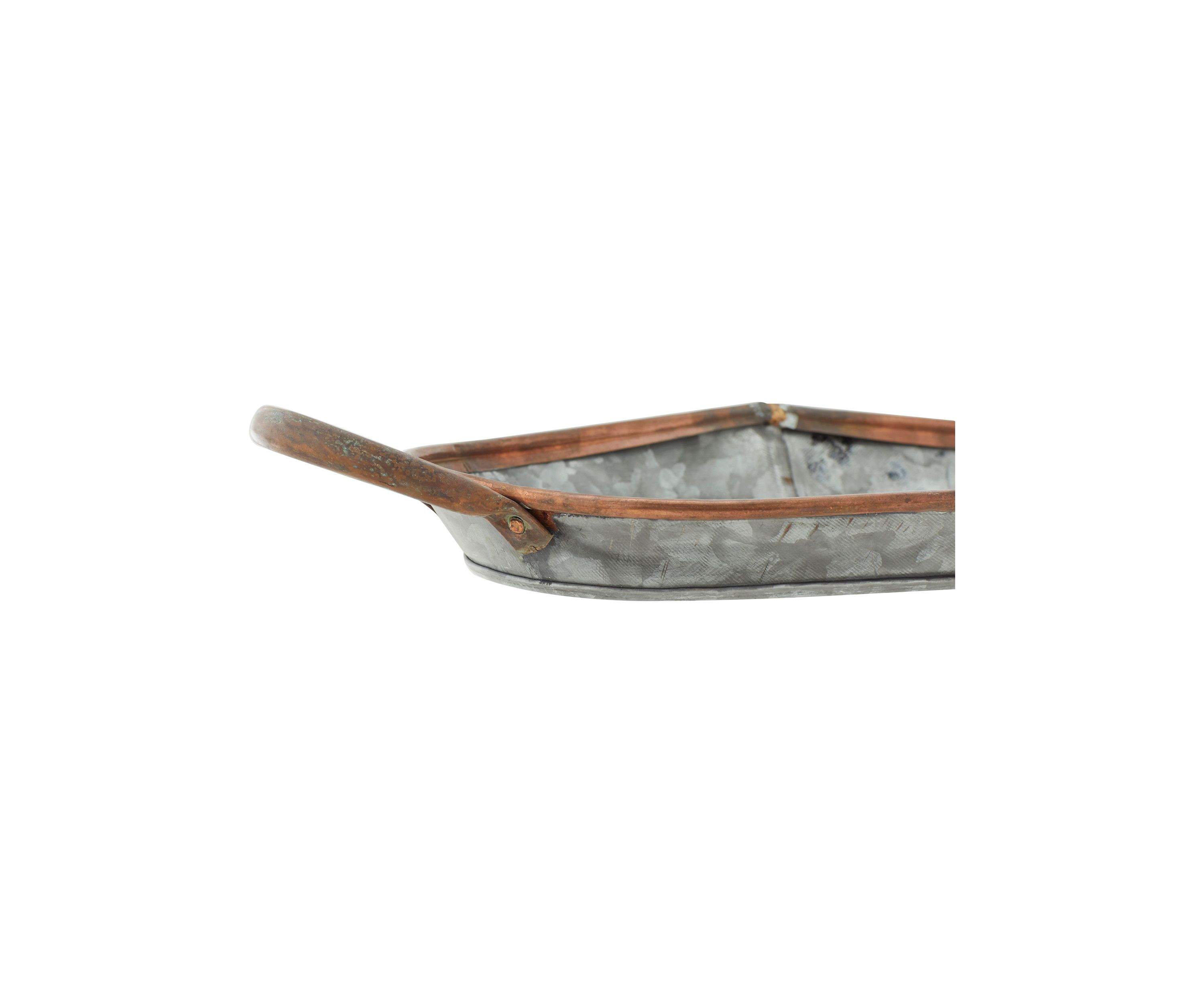 Farmhouse Metal Tray - Set of 3
