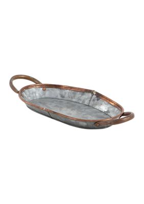 Farmhouse Metal Tray - Set of 3