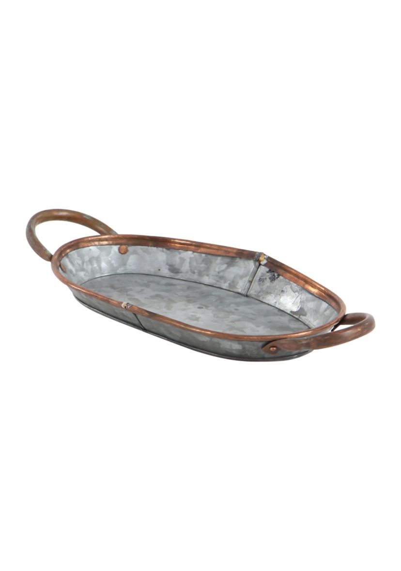 Farmhouse Metal Tray - Set of 3