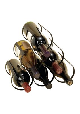 Monroe Lane Industrial Metal Wine Rack