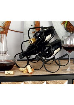 Industrial Metal Wine Rack