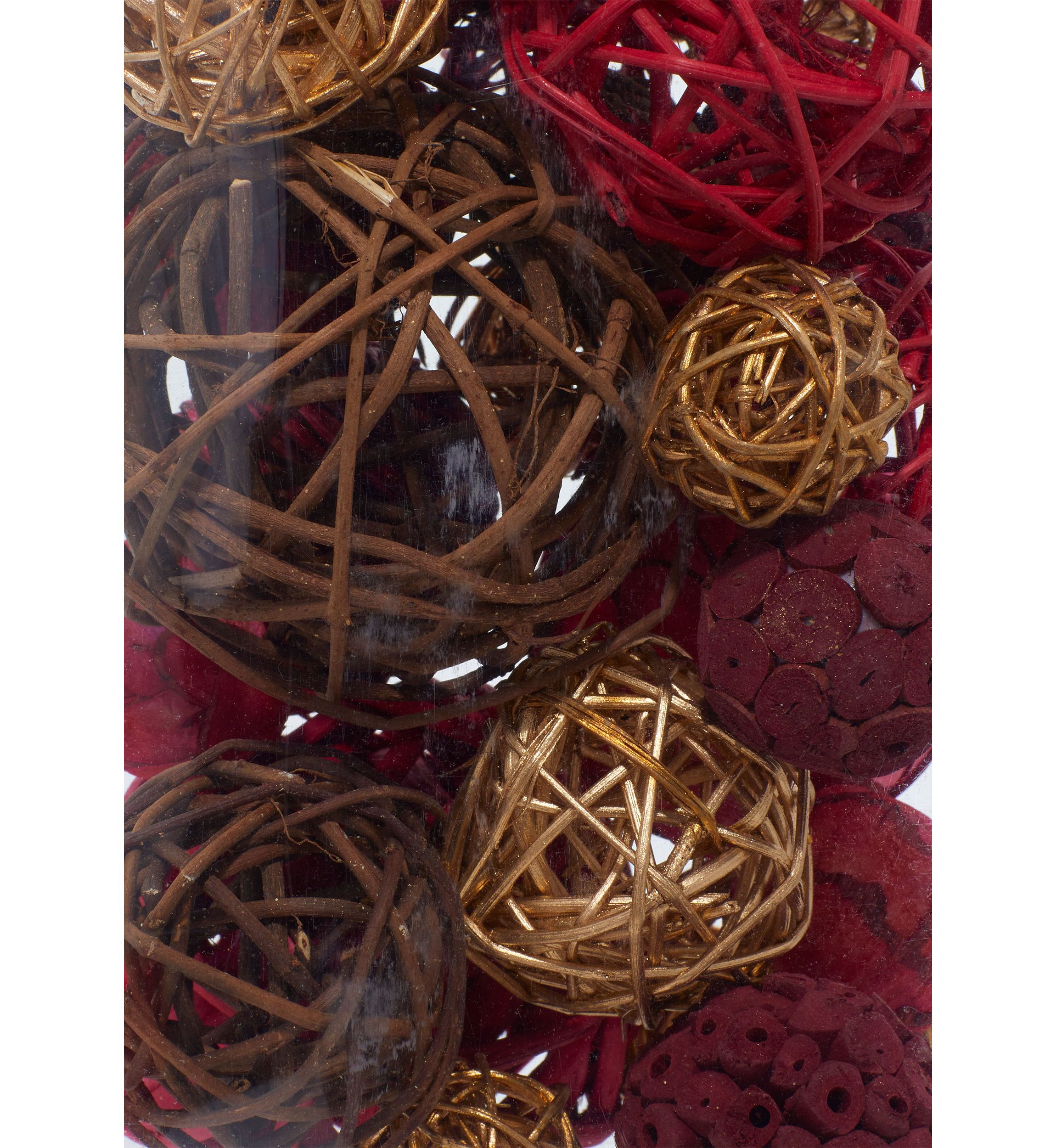 Traditional Dried Plant Orbs & Vase Filler - Set of 2