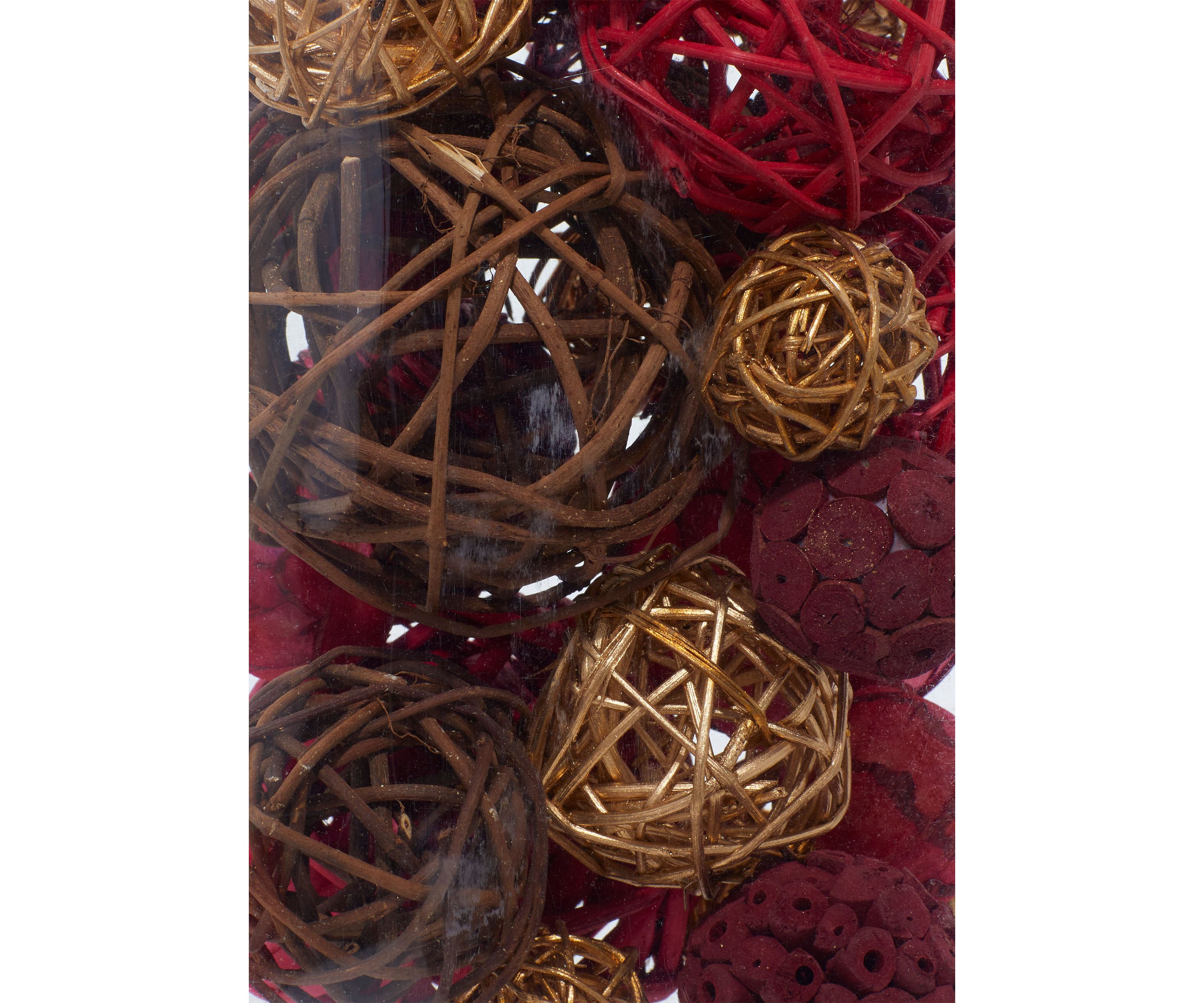 Traditional Dried Plant Orbs & Vase Filler - Set of 2