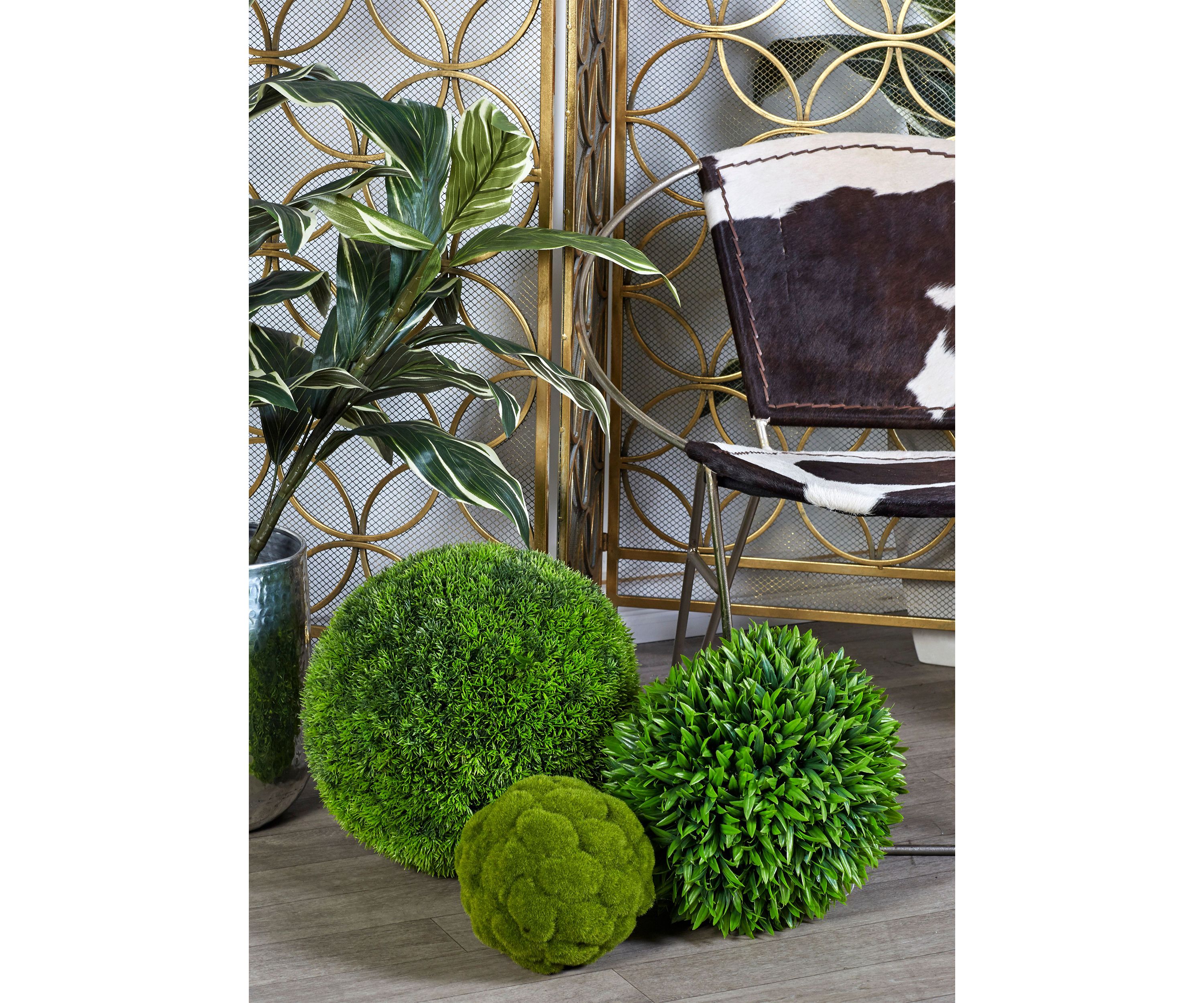 Contemporary Faux Foliage Artificial Foliage Ball