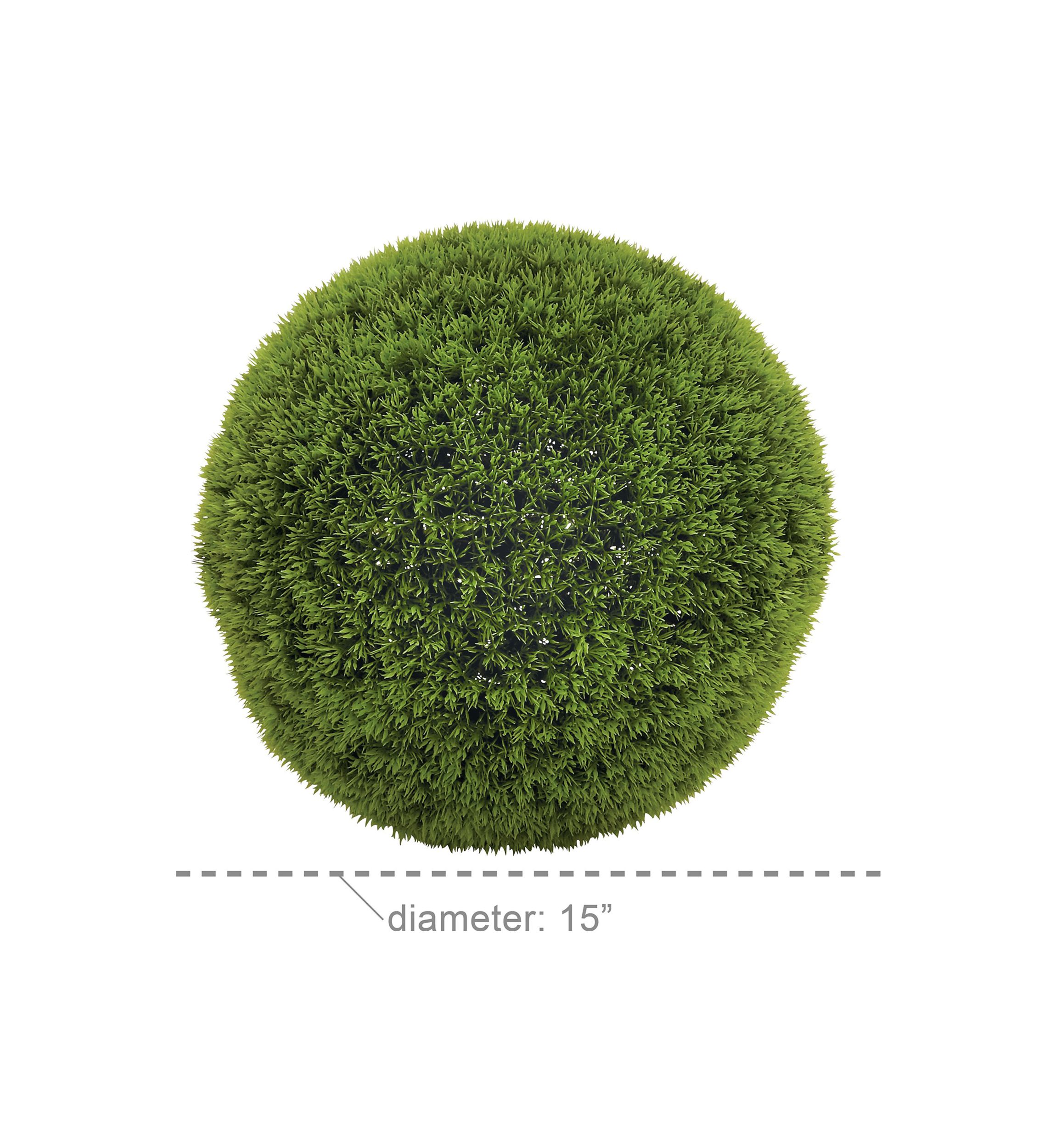 Contemporary Faux Foliage Artificial Foliage Ball