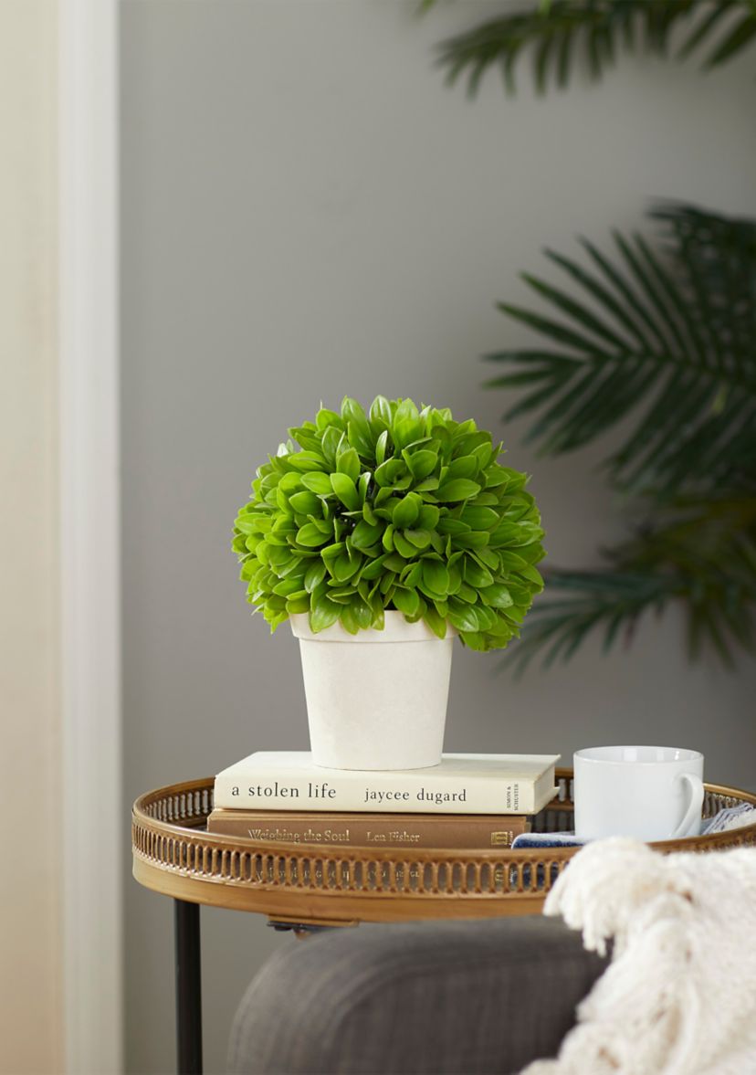 Traditional Faux Foliage Artificial Foliage Ball
