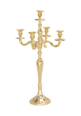 Traditional Aluminum Metal Candelabra