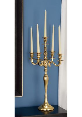 Traditional Aluminum Metal Candelabra