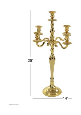 Traditional Aluminum Metal Candelabra