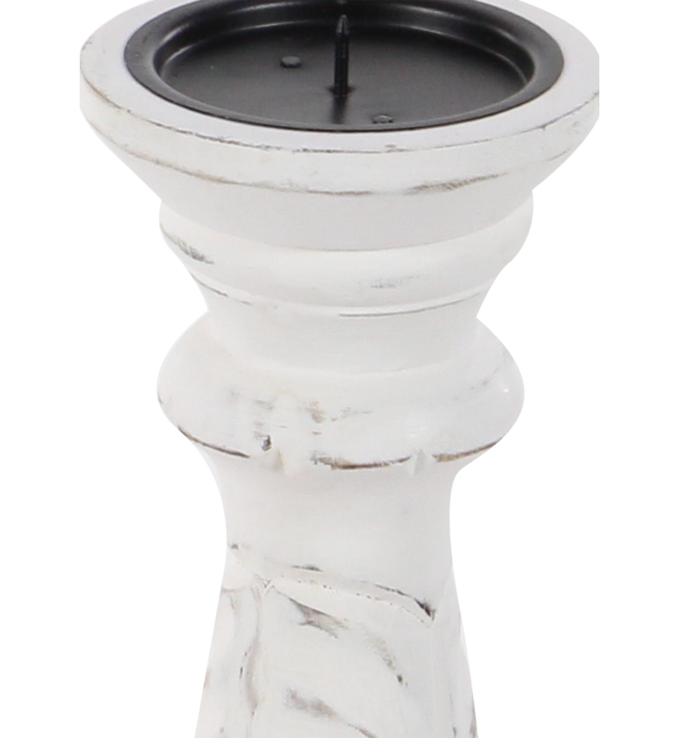Traditional Mango Wood Candle Holder - Set of 3