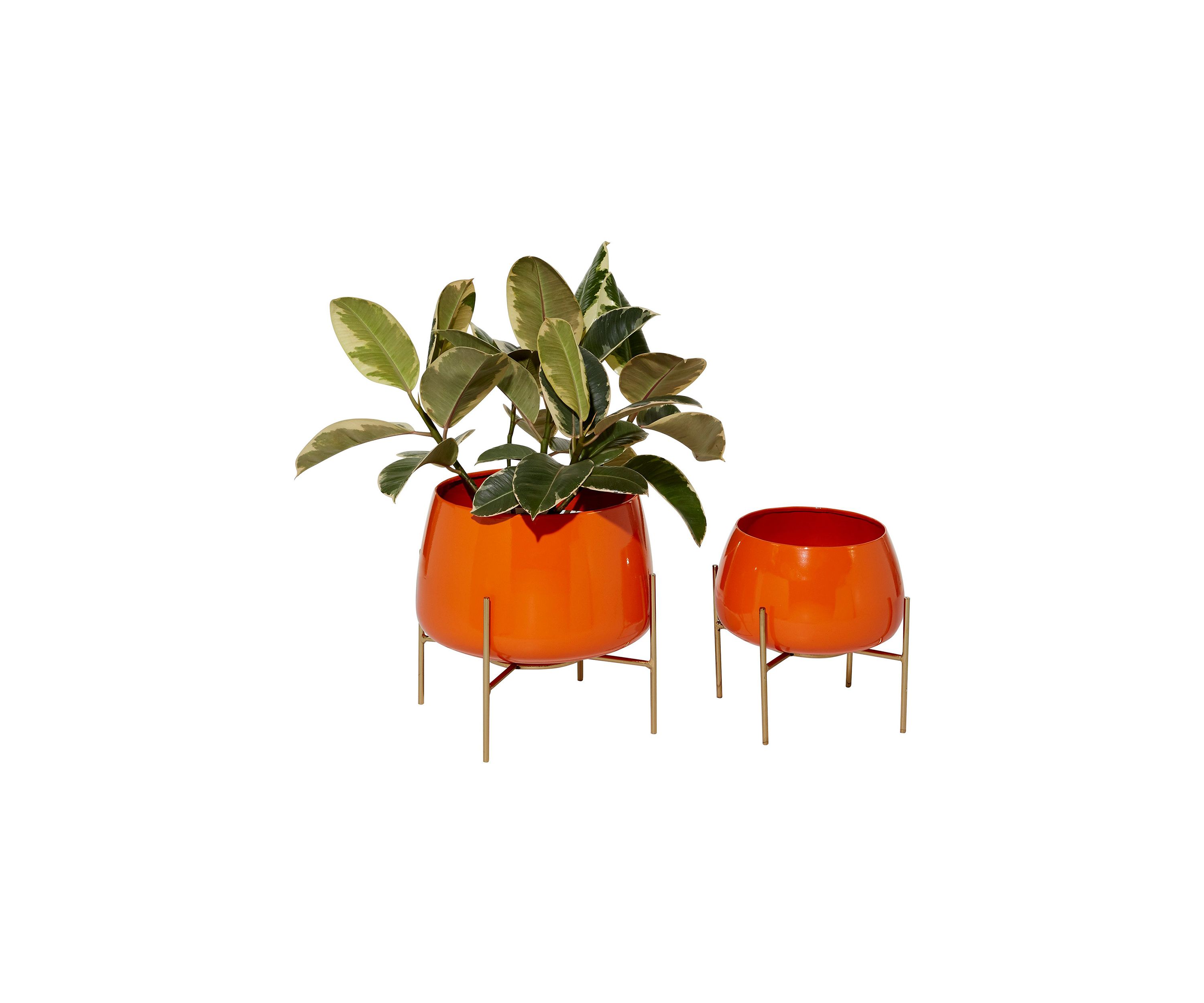 Modern Metal Planter - Set of 2