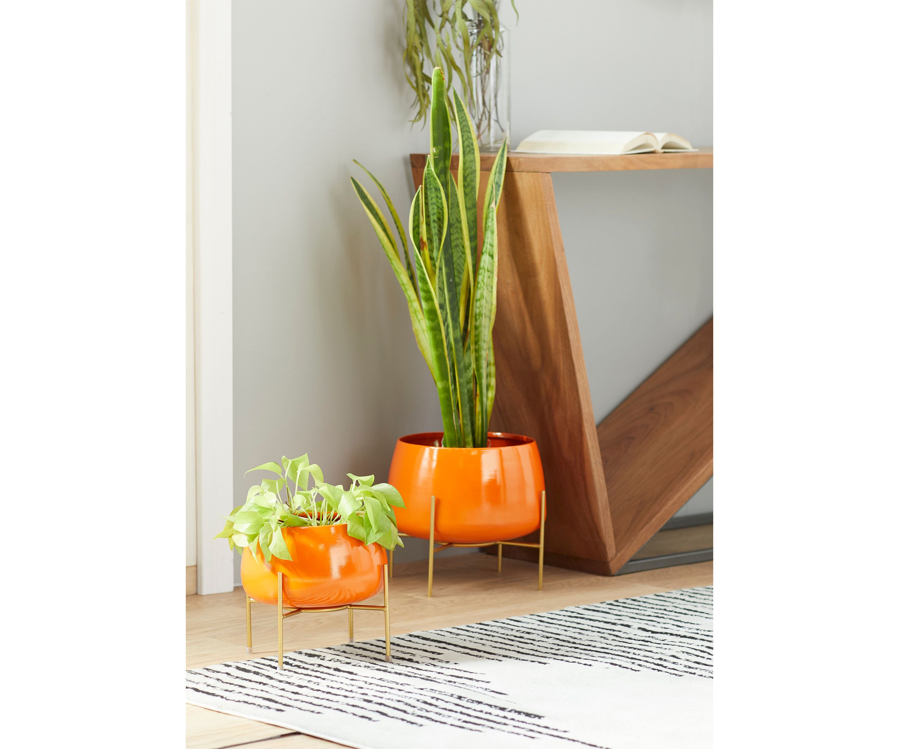 Modern Metal Planter - Set of 2