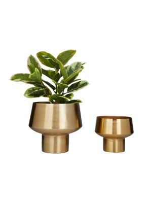 Glam Metal Planter - Set of 2