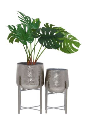 Modern Metal Planter - Set of 2