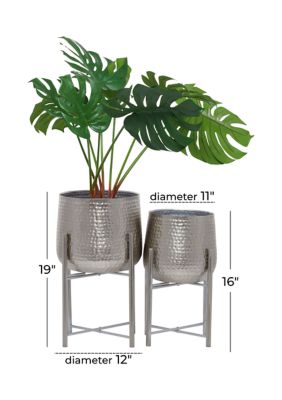 Modern Metal Planter - Set of 2