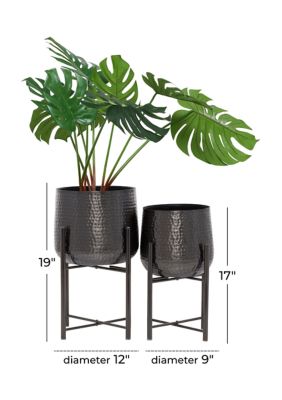 Modern Metal Planter - Set of 2