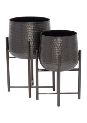 Modern Metal Planter - Set of 2