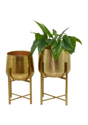 Modern Metal Planter - Set of 2