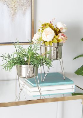 Modern Metal Planter - Set of 2