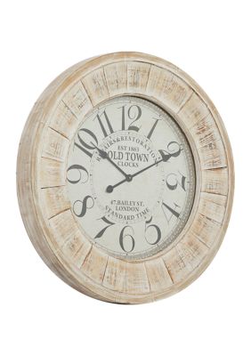 Vintage Wooden Wall Clock