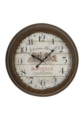 Vintage Metal Wall Clock