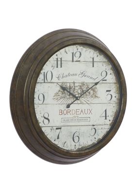 Vintage Metal Wall Clock