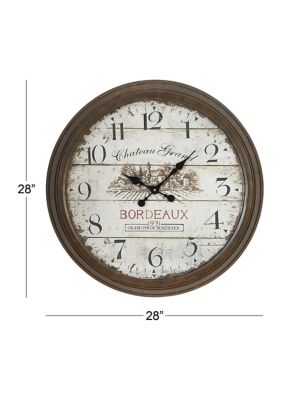 Vintage Metal Wall Clock