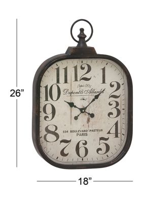 Vintage Metal Wall Clock