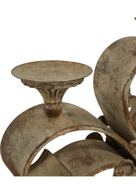 Rustic Metal Candelabra