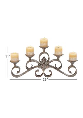 Rustic Metal Candelabra