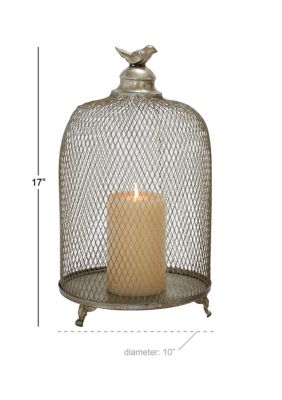 Contemporary Metal Candle Lantern - Set of 2