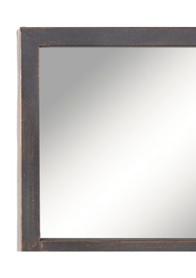 Industrial Glass Wall Mirror