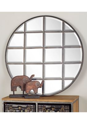 Industrial Metal Wall Mirror