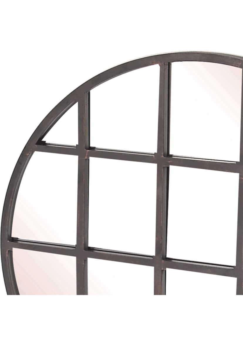 Industrial Metal Wall Mirror