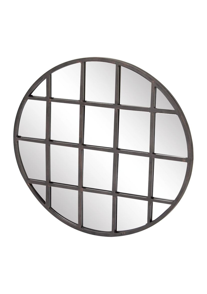 Industrial Metal Wall Mirror