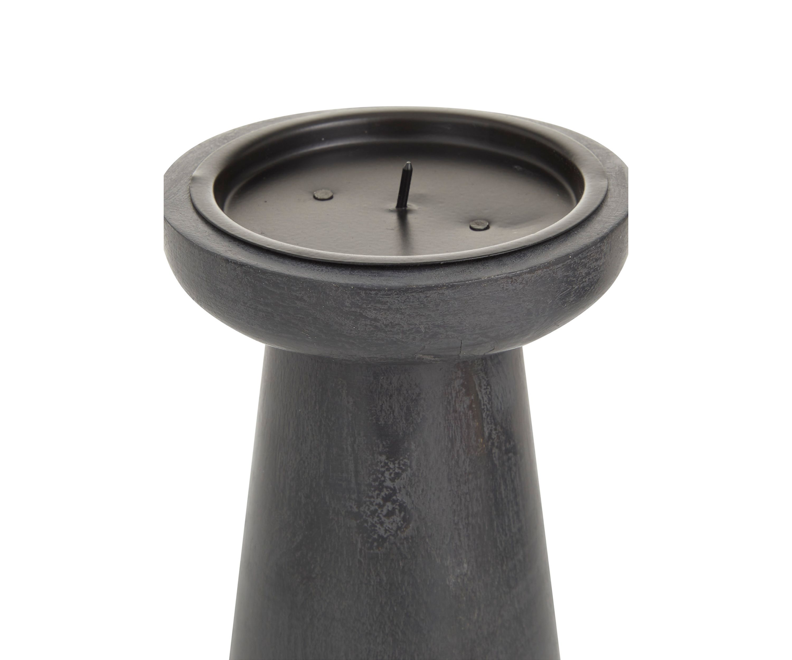 Modern Mango Wood Candle Holder - Set of 3